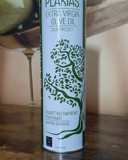 Grecka Oliwa z oliwek z pierwszego tłoczenia Extra Virgin Plakias 1 litr puszka