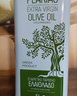 Grecka Oliwa z oliwek z pierwszego tłoczenia Extra Virgin Plakias 5 litrów puszka