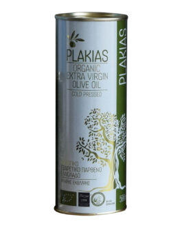 Grecka Oliwa z oliwek Extra Virgin BIO Plakias 500 ml puszka