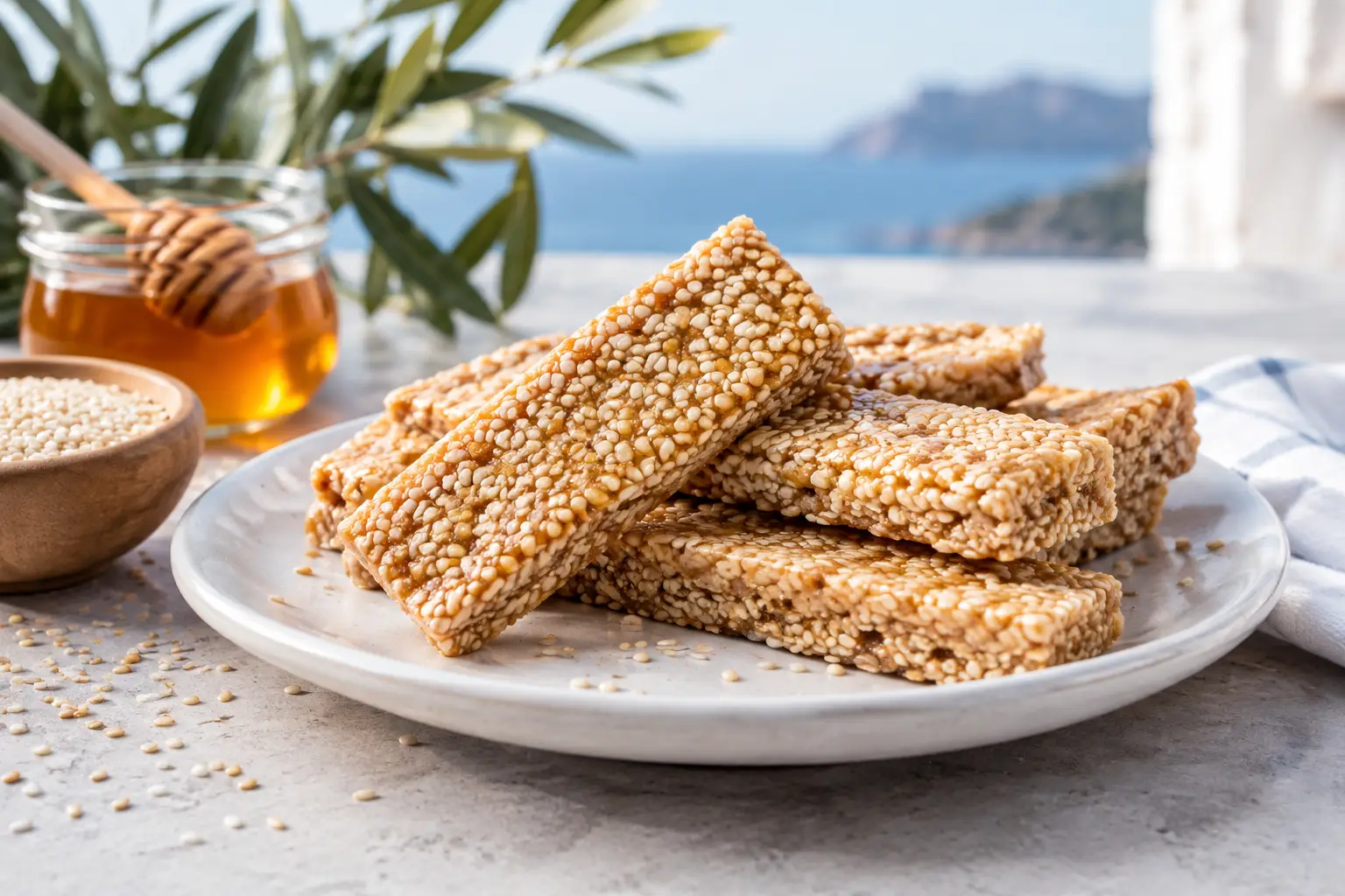 You are currently viewing Pasteli greckie batony sezamowe – smak tradycji
