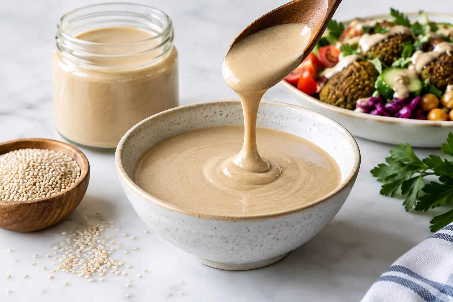 Read more about the article Tahini greckie – jak wybrać je i podawać?